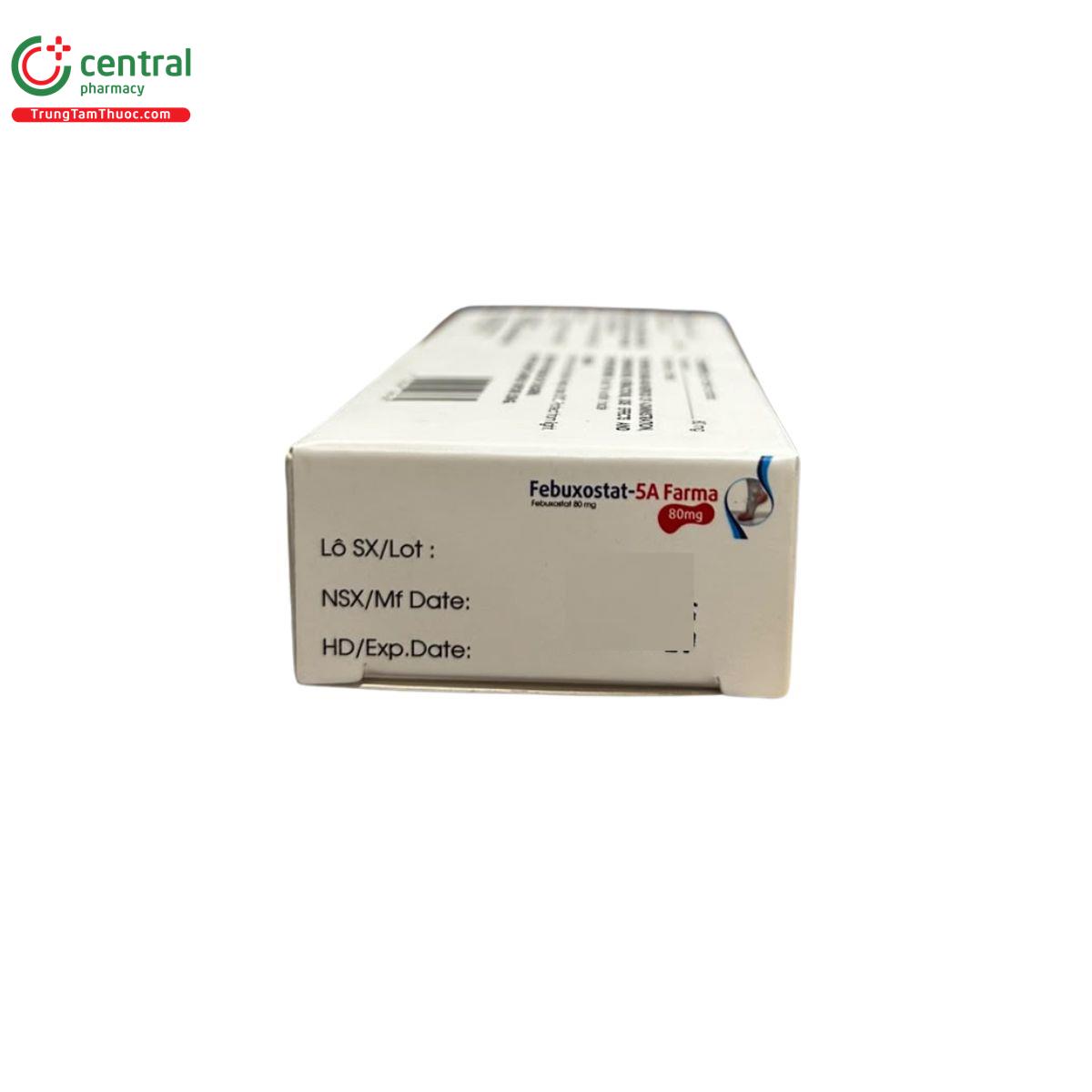 febuxostat 5a farma 80mg 15 E1754 febuxostat 5a farma 80mg 15 E1754
