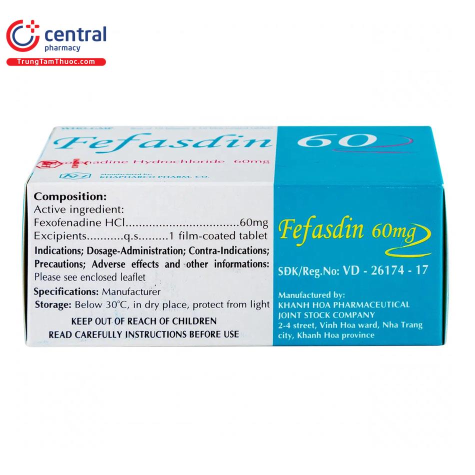 fefasdin 60mg 3 H3106