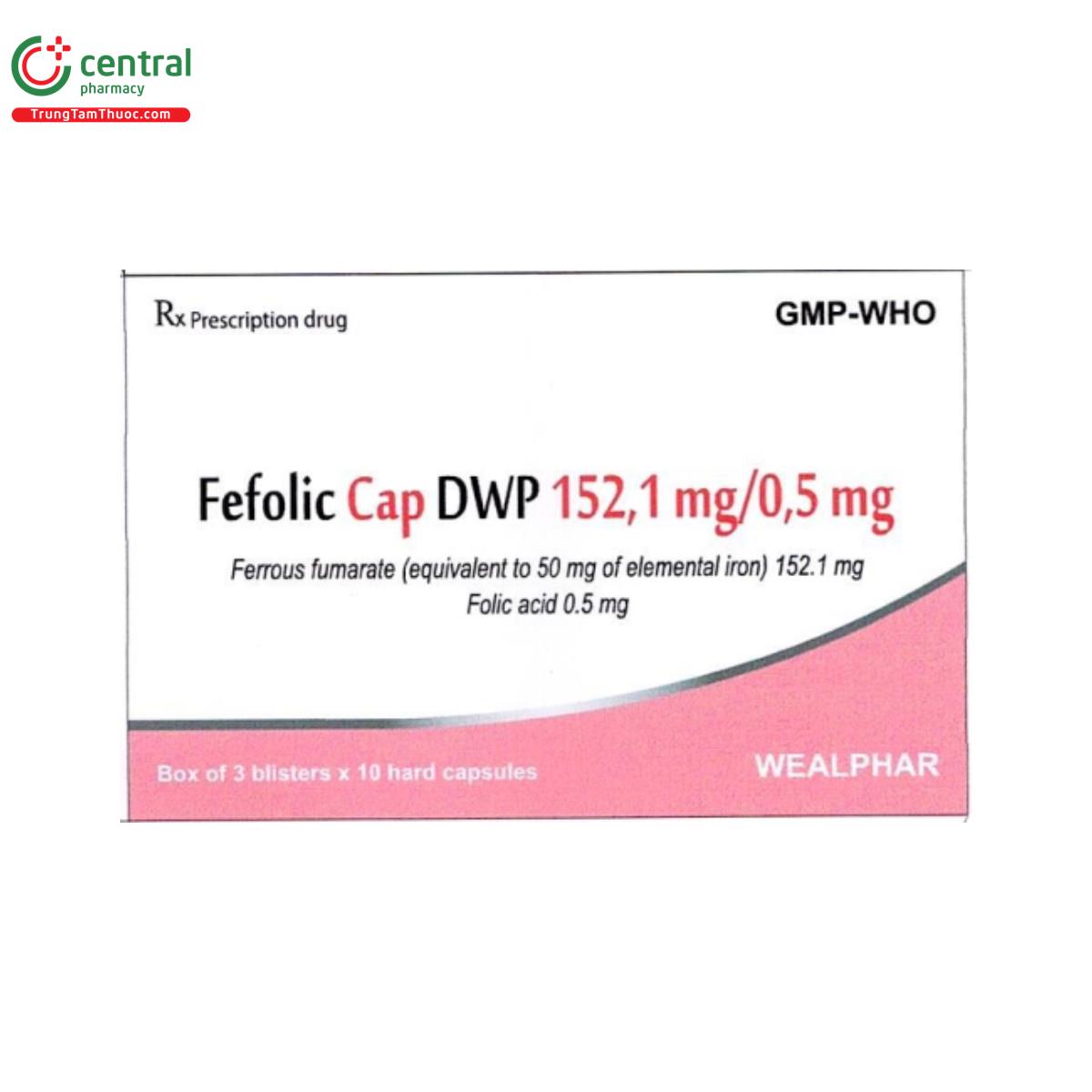 fefolic cap dwp 1521mg 05mg 1 N5281 fefolic cap dwp 1521mg 05mg 1 N5281