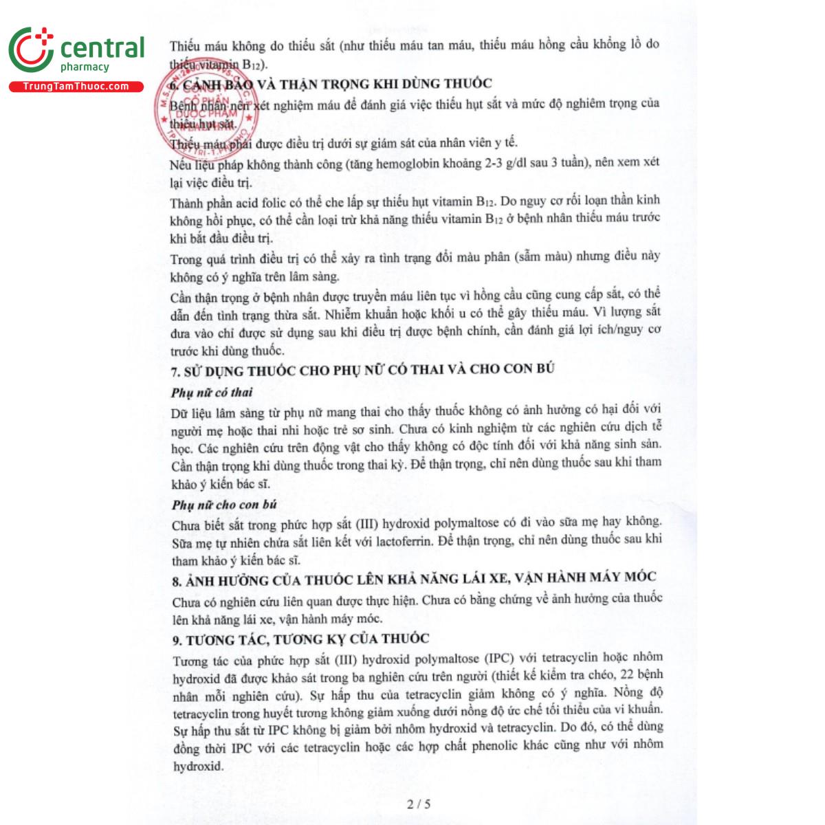 fefolic dwp 100mg 350mcg 6 A0316