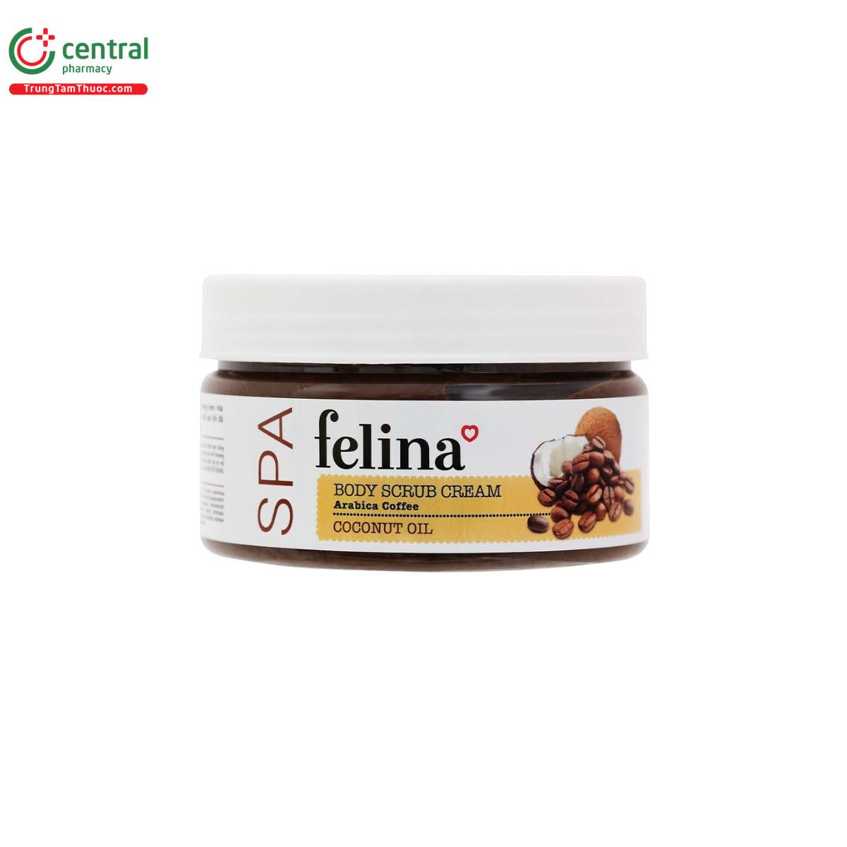 felina body scrub cream coffee 2 U8118