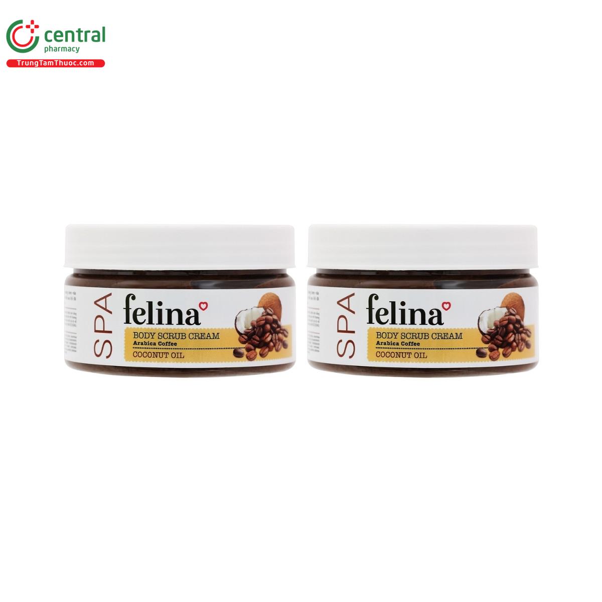 felina body scrub cream coffee 3 N5462