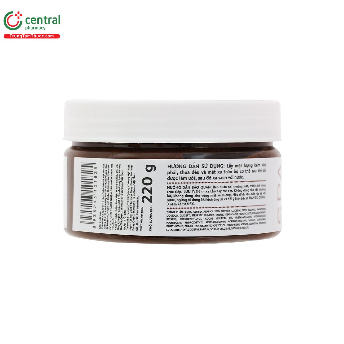 felina body scrub cream coffee 6 T7010