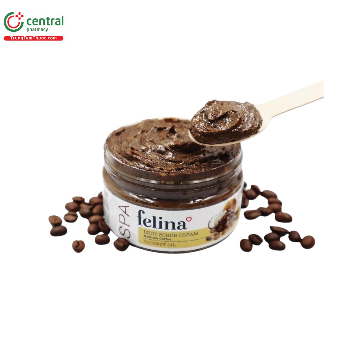 felina body scrub cream coffee 7 E2658