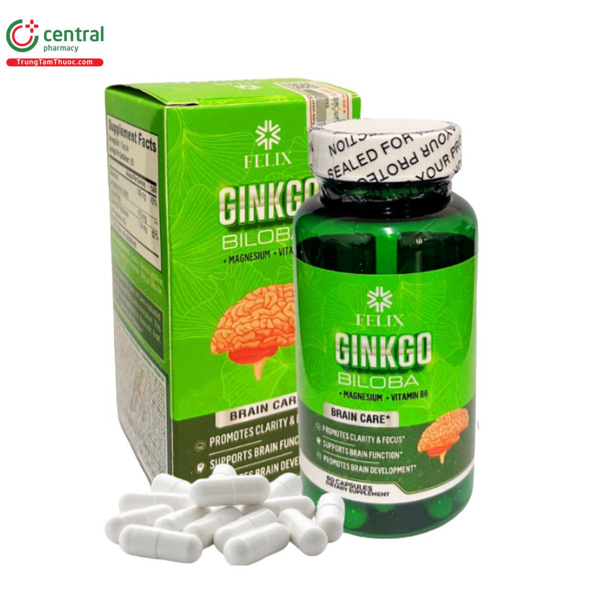 felix ginkgo biloba magnesium vitamin b6 0 N5482