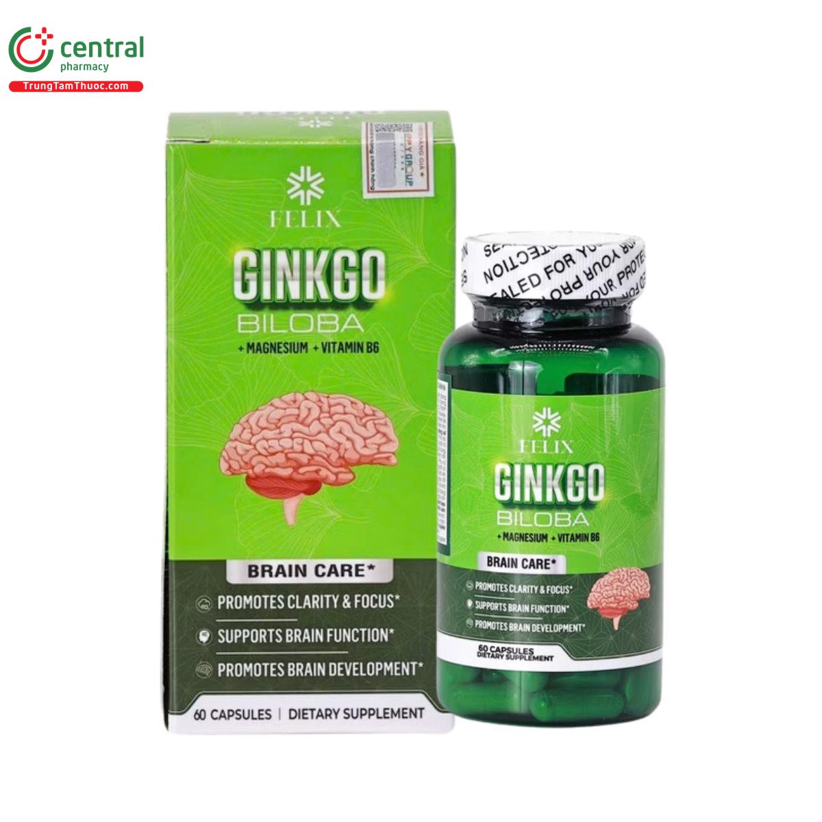 felix ginkgo biloba magnesium vitamin b6 1 T8128