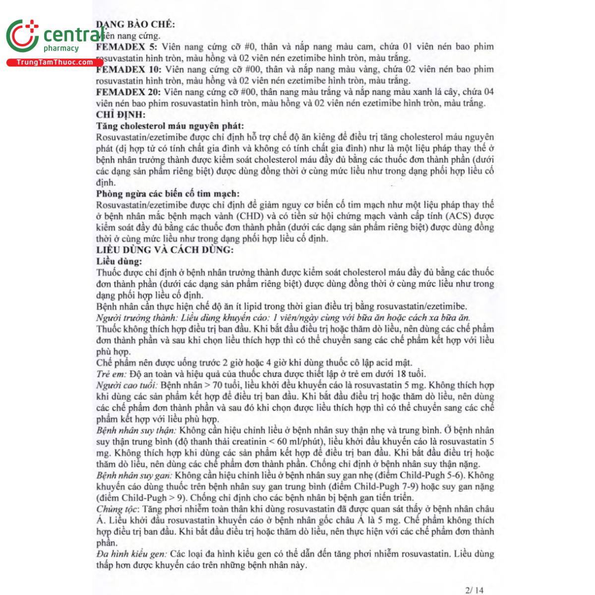 femadex 10mg 6 Q6157