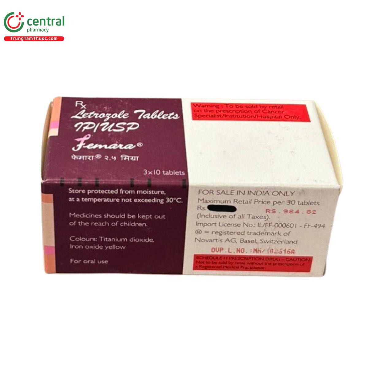 femara 25mg an do 4 S7043