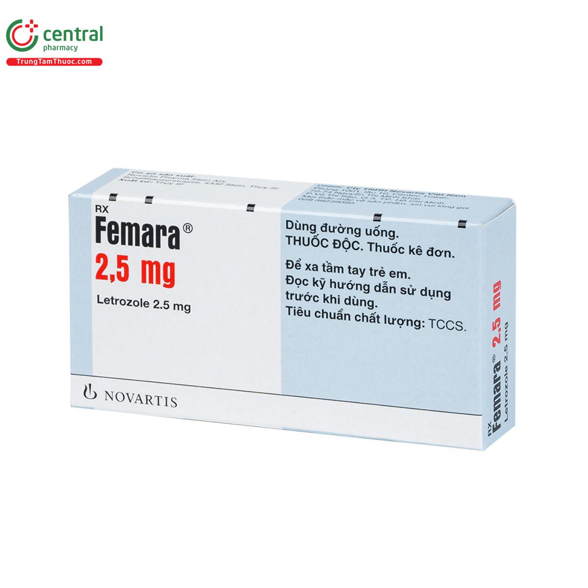 femara tab25mg 1 N5736