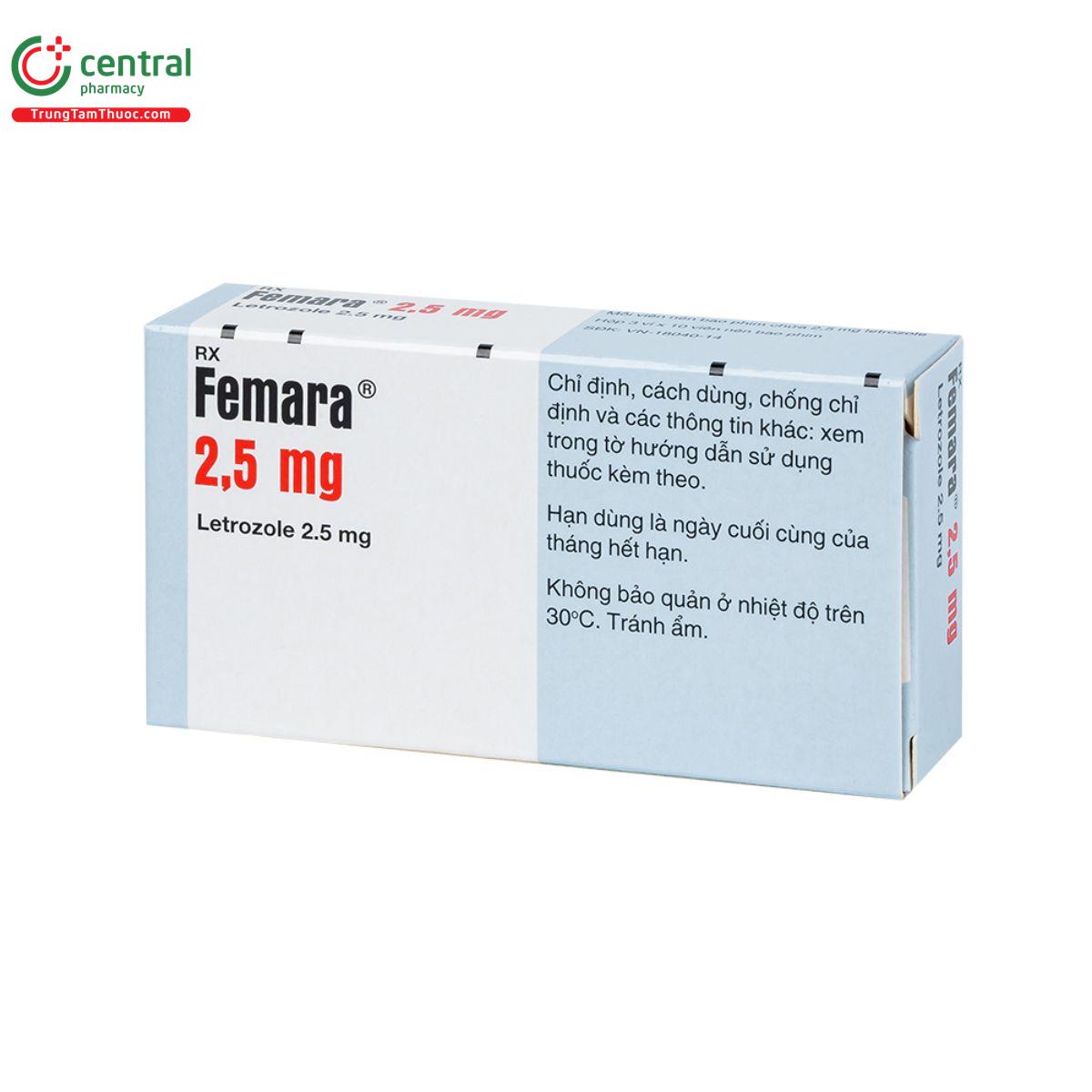 femara tab25mg 3 F2101