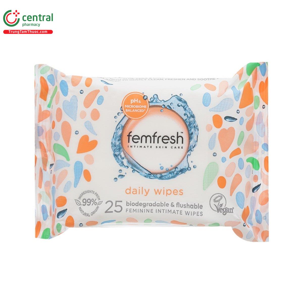 femfresh intimate skin care daily wipes 3 S7426