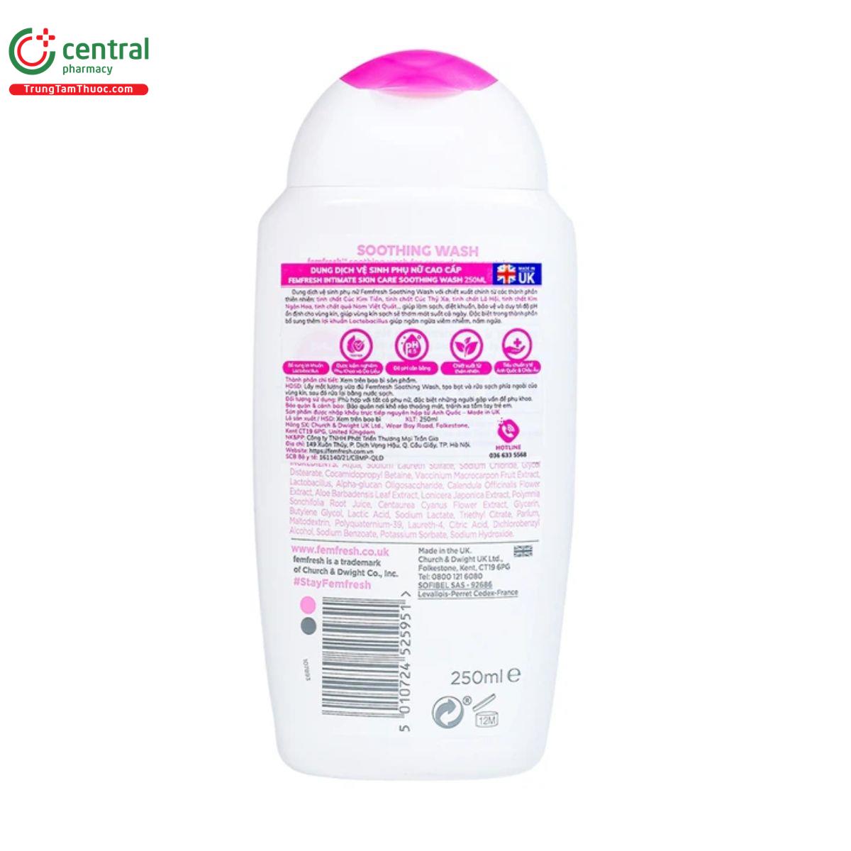 femfresh soothing wash 4 S7806