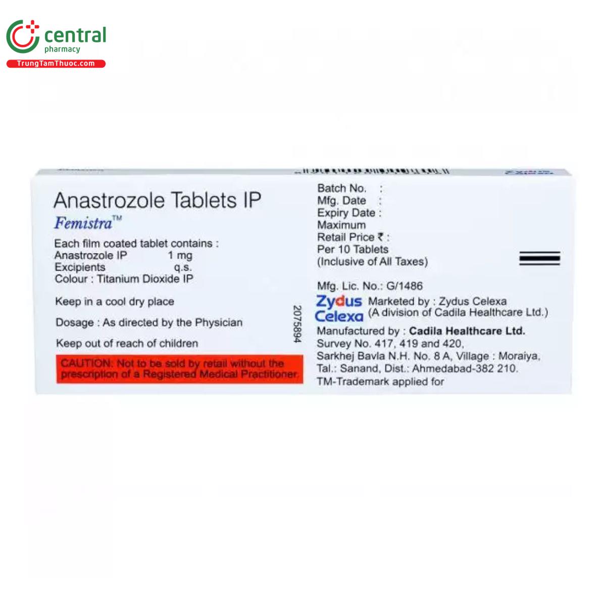 femistra 1mg zydus 8 T7363