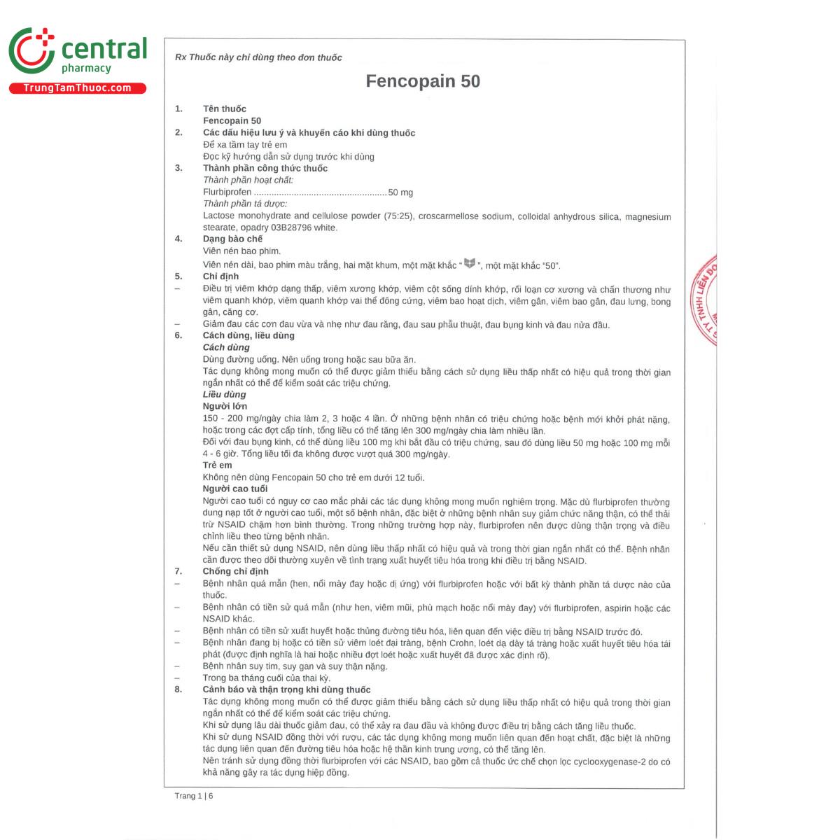 fencopain 50 4 M5848 fencopain 50 4 M5848