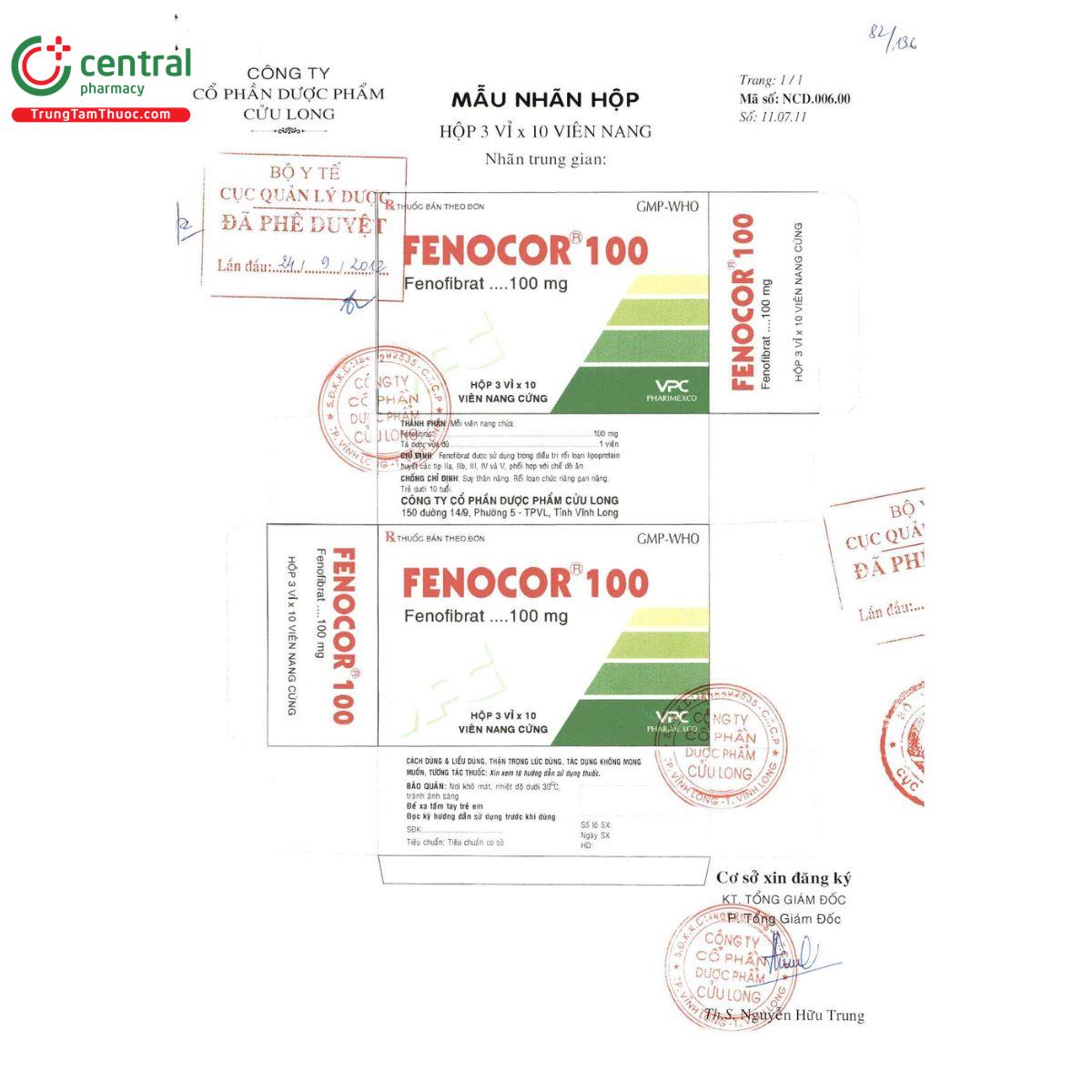 fenocor 100 2 B0837 fenocor 100 2 B0837