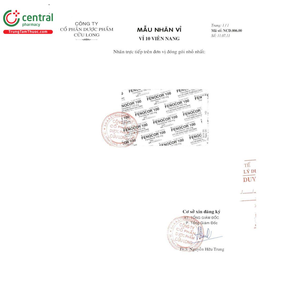 fenocor 100 3 D1644 fenocor 100 3 D1644