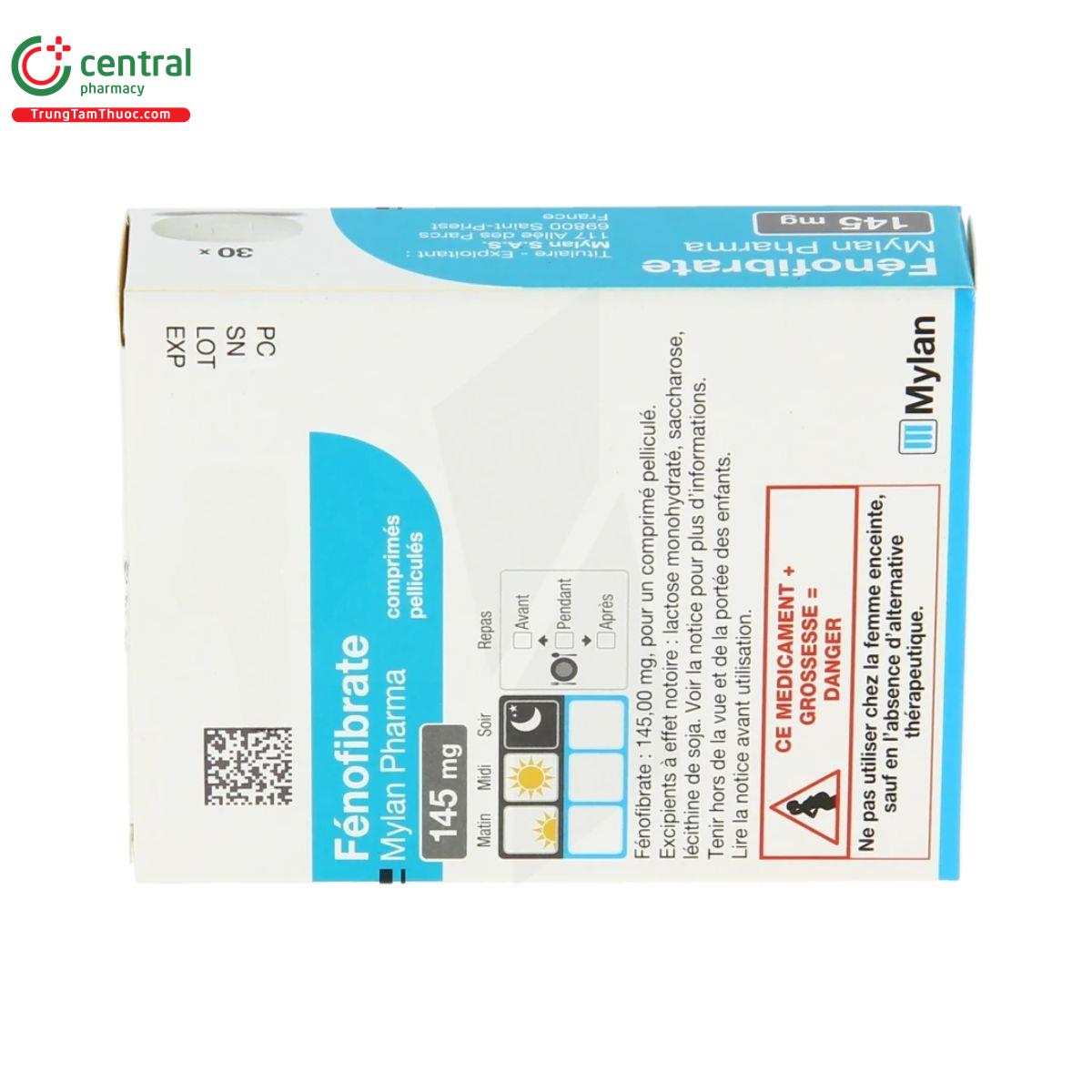 fenofibrate 145mg mylan pharma 4 V8673