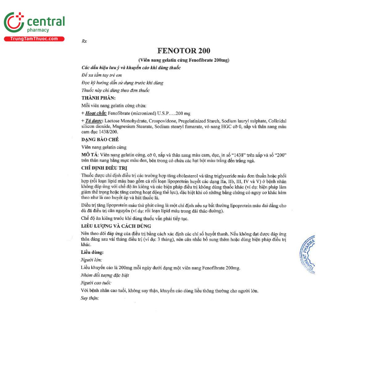 fenotor 200 4 N5035 fenotor 200 4 N5035