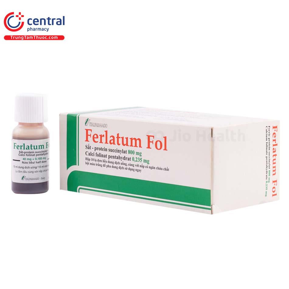 Thuốc Ferlatum Fol: tác dụng, chỉ định, liều dùng
