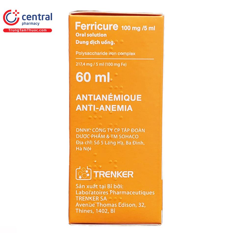 ferricure 100mg 5ml 4 I3107