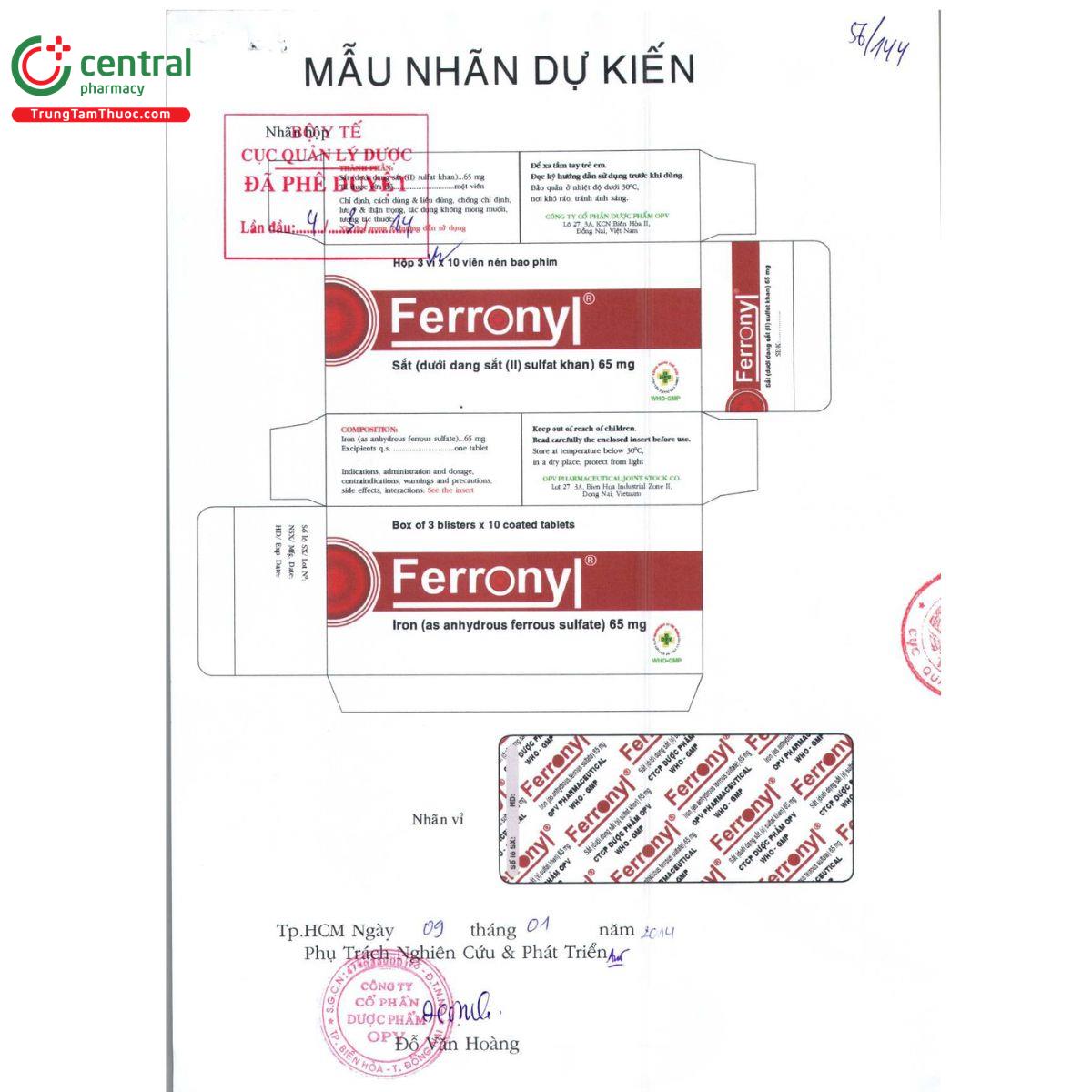 ferronyl 65mg 4 F2351 ferronyl 65mg 4 F2351