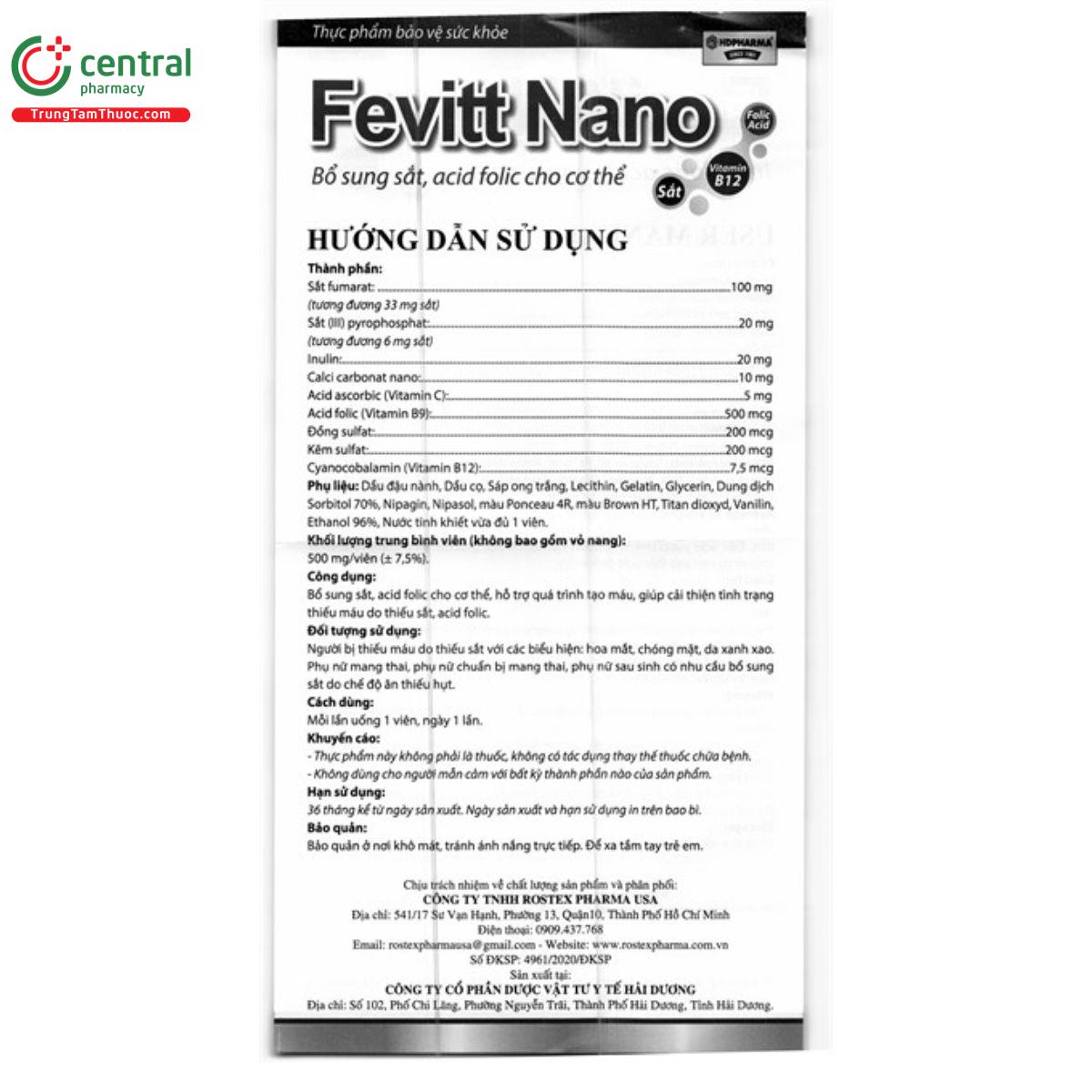 fevitt nano 8 D1074