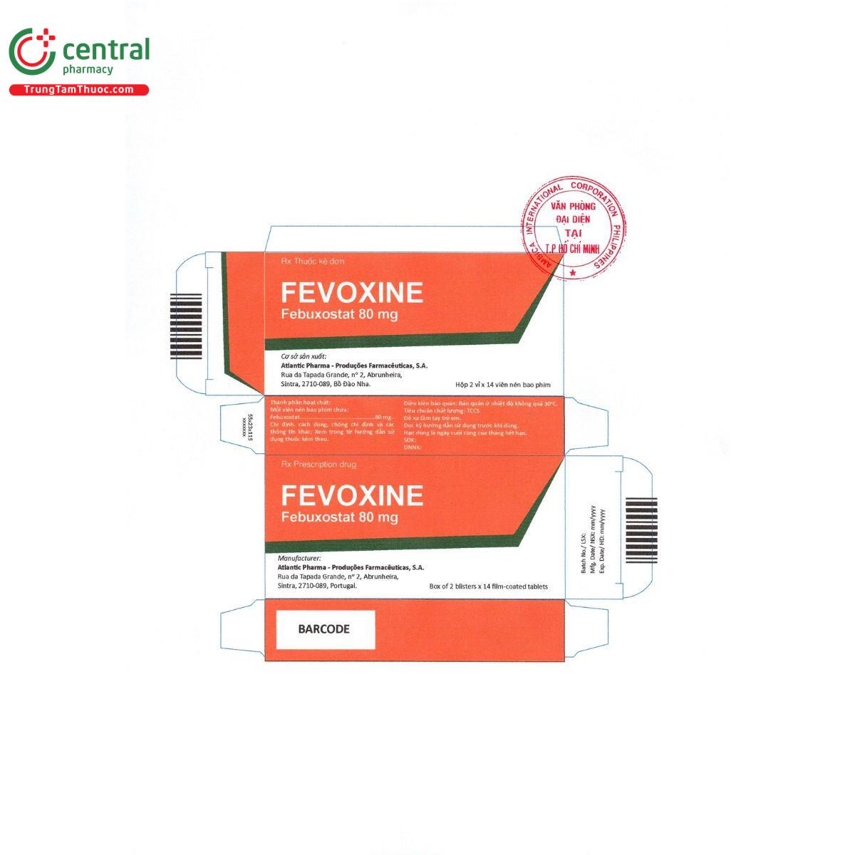 fevoxine 80mg 2 K4375
