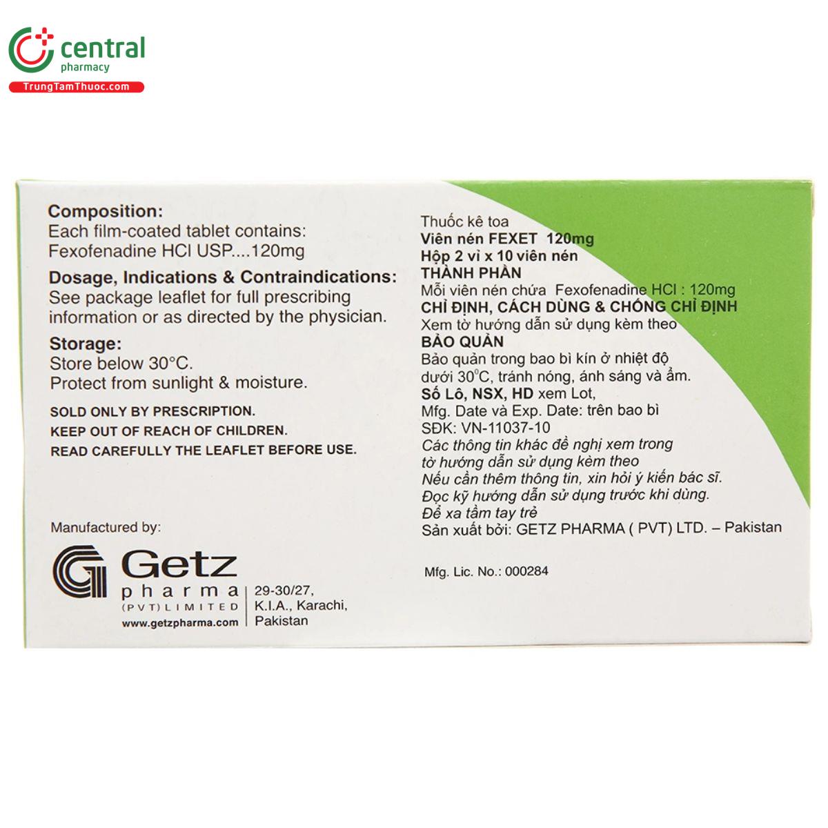 fexet 120mg 4 C1507 fexet 120mg 4 C1507