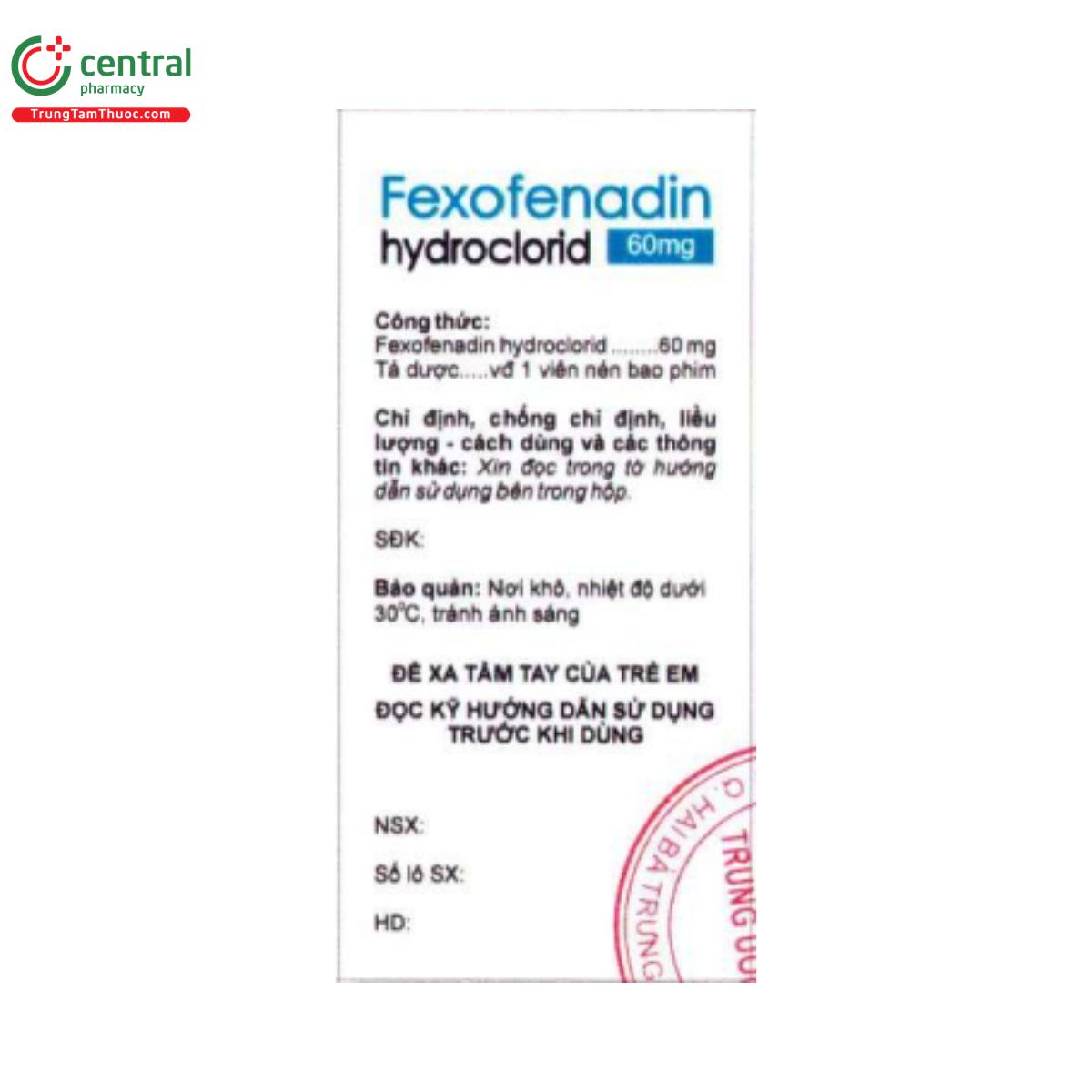 fexofenadin hydroclorid 60mg 2 N5856 fexofenadin hydroclorid 60mg 2 N5856