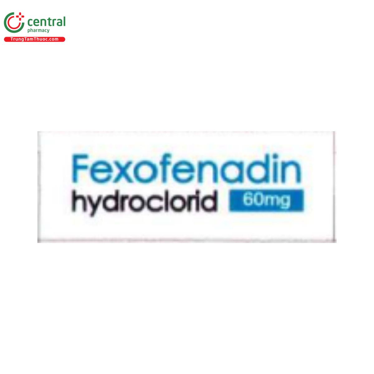 fexofenadin hydroclorid 60mg 5 B0561 fexofenadin hydroclorid 60mg 5 B0561