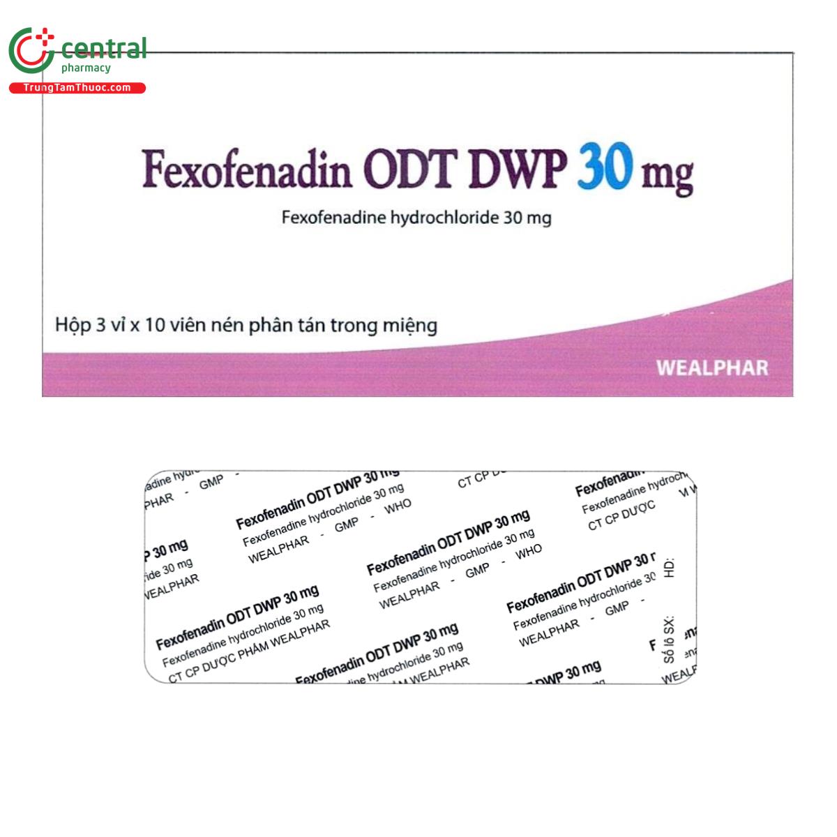 fexofenadin odt dwp 30mg 2 M5455 fexofenadin odt dwp 30mg 2 M5455