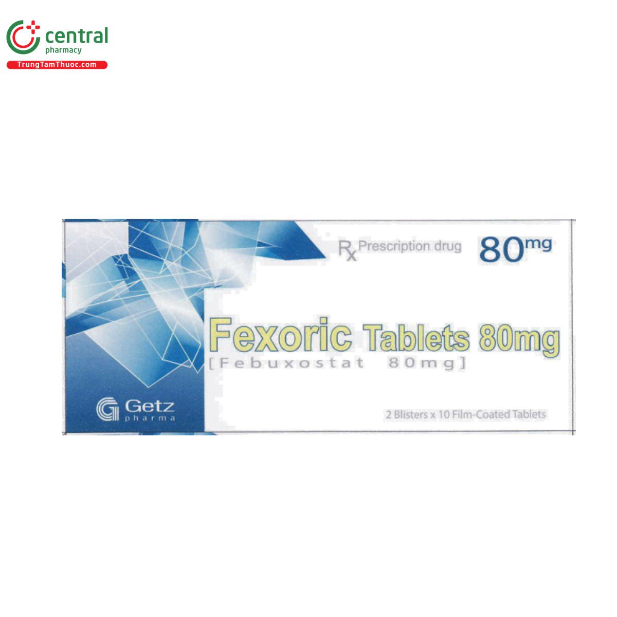 fexoric tablets 80mg 2 P6674
