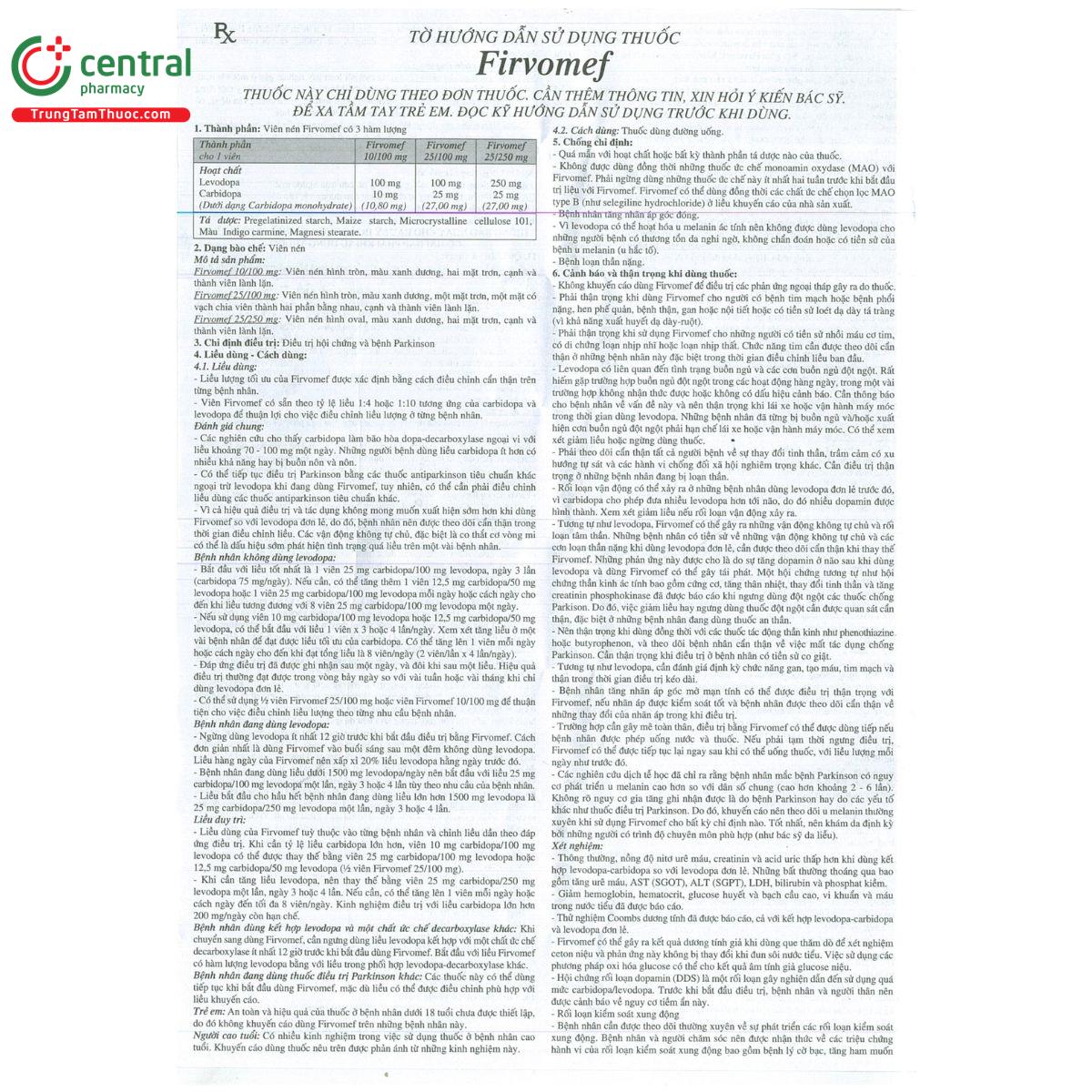 firvomef 10 100 9 A0055
