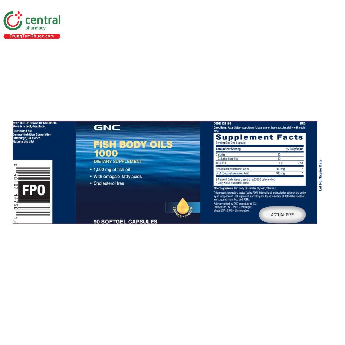 fish body oils 1000 gnc 5 P6752