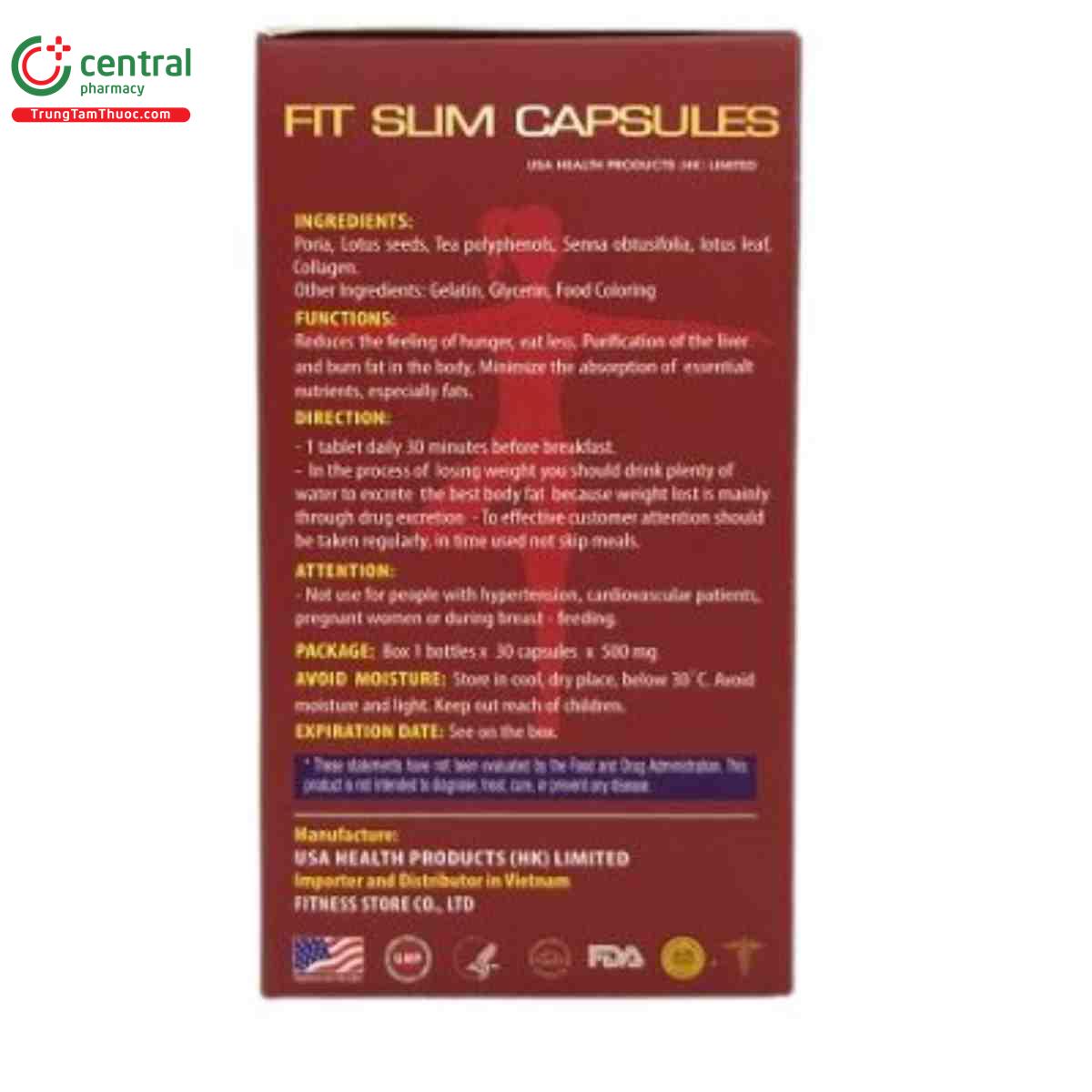 fit slim capsules 6 A0218