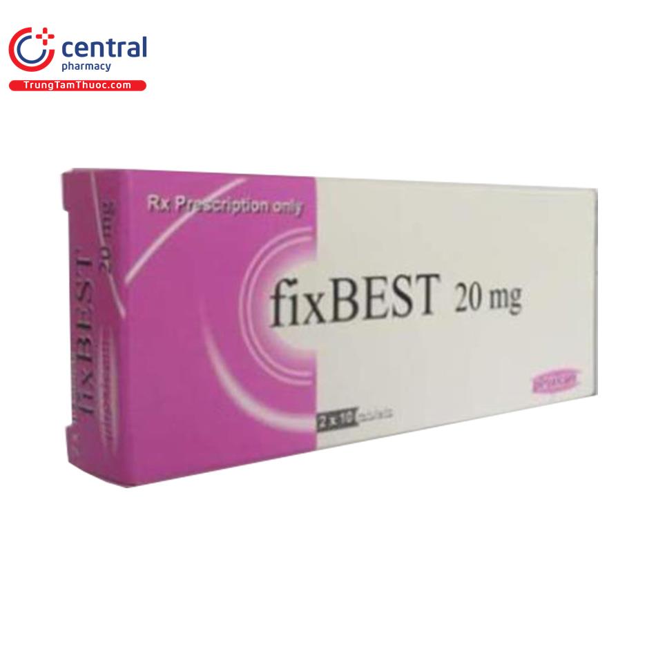 Thuốc điều trị viêm khớp, viêm hô hấp fixBEST 20mg