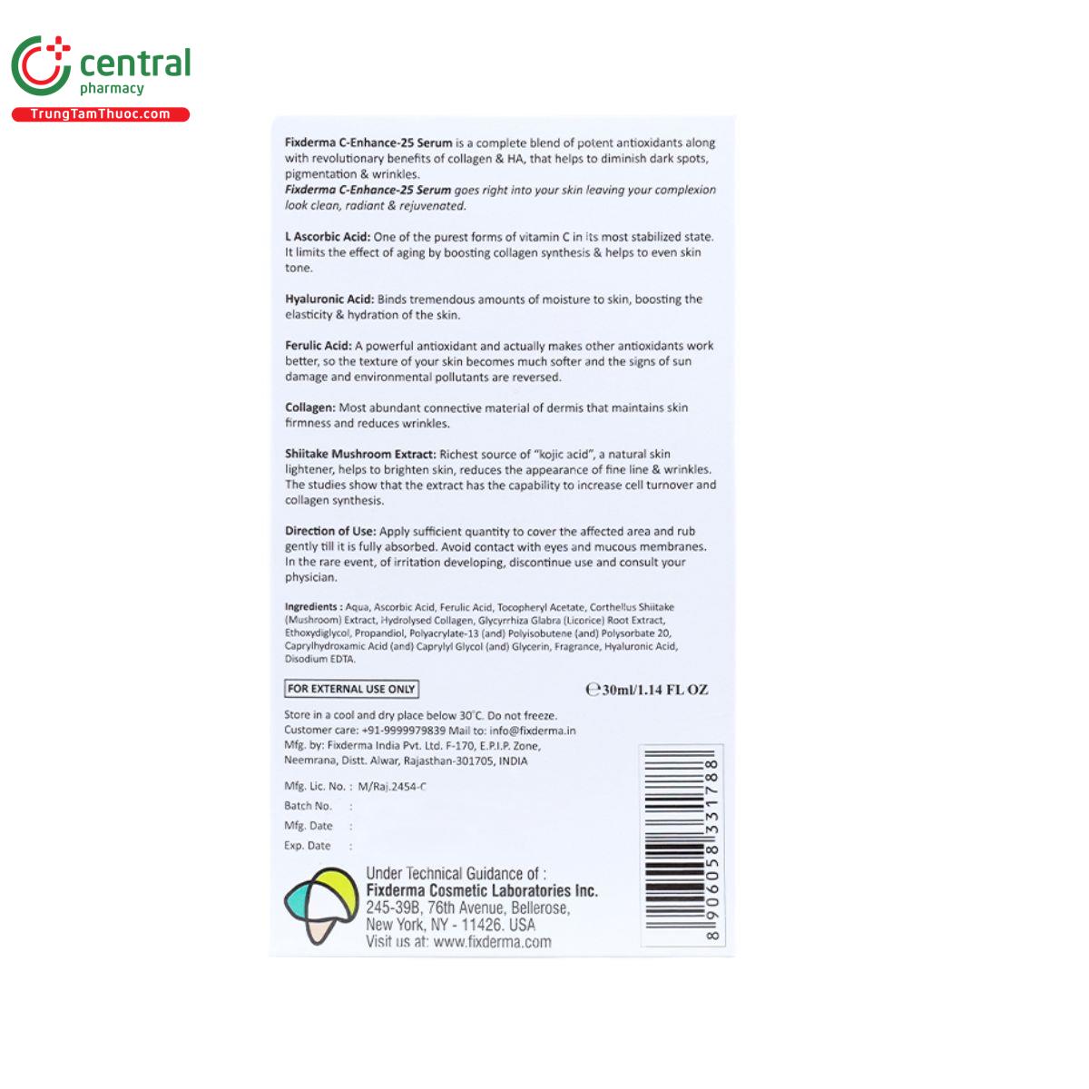 fixderma c enhance 25 serum 4 B0062 fixderma c enhance 25 serum 4 B0062