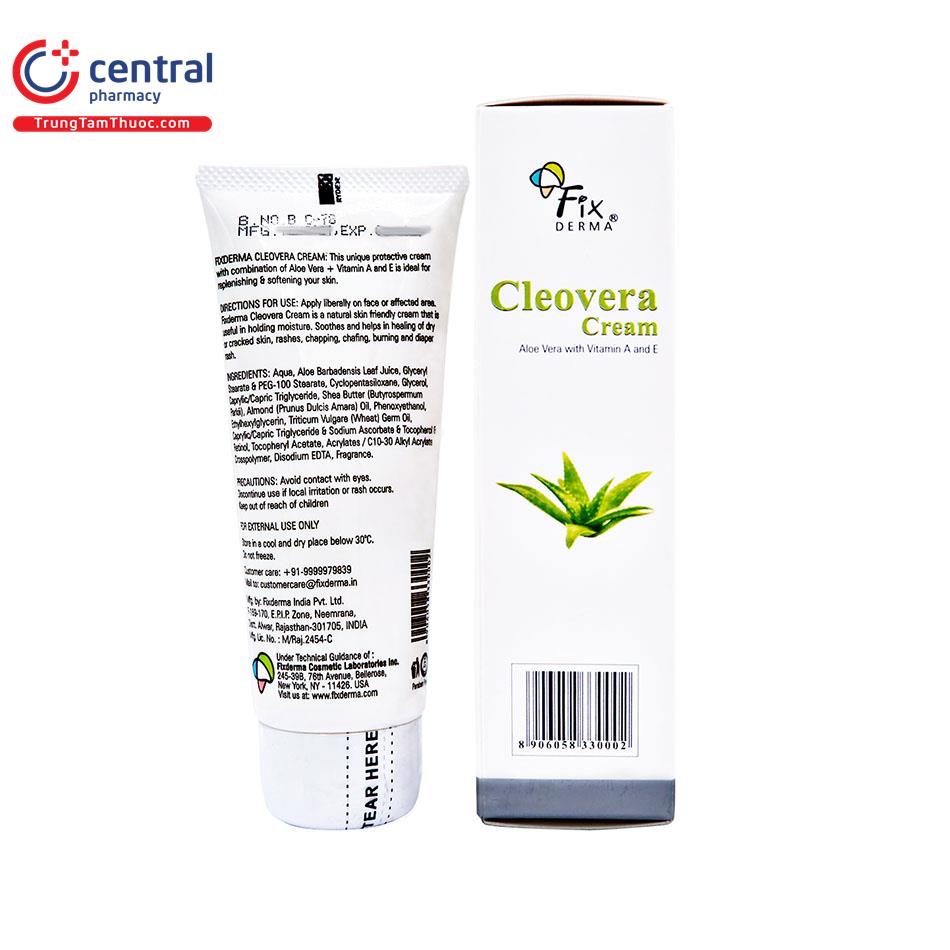 fixderma cleovera cream 60g 3 E1521