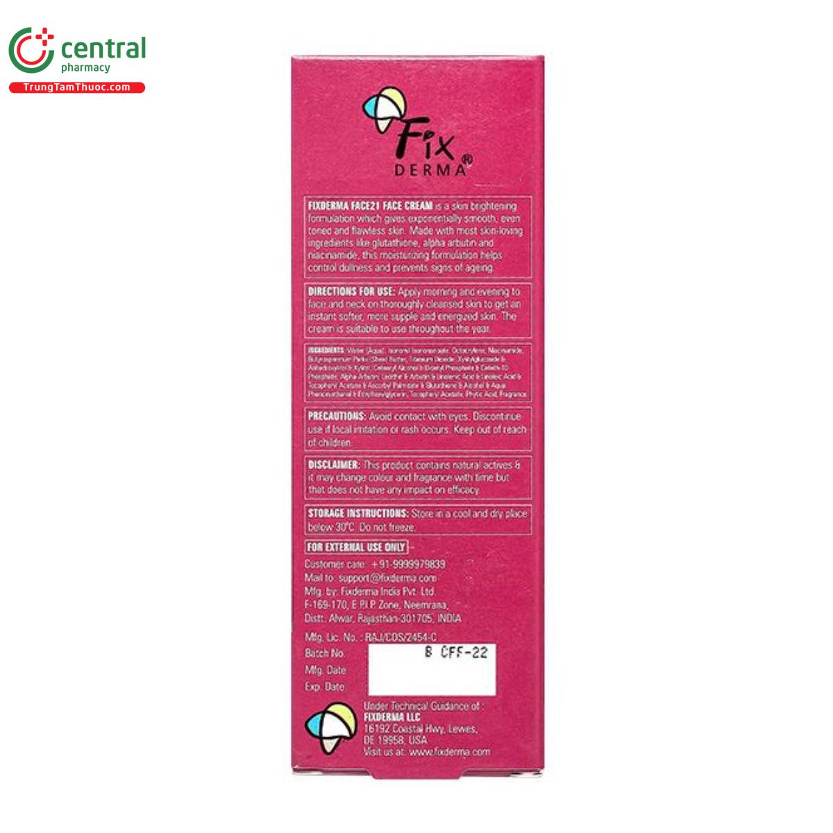 fixderma face21 4 B0664 fixderma face21 4 B0664