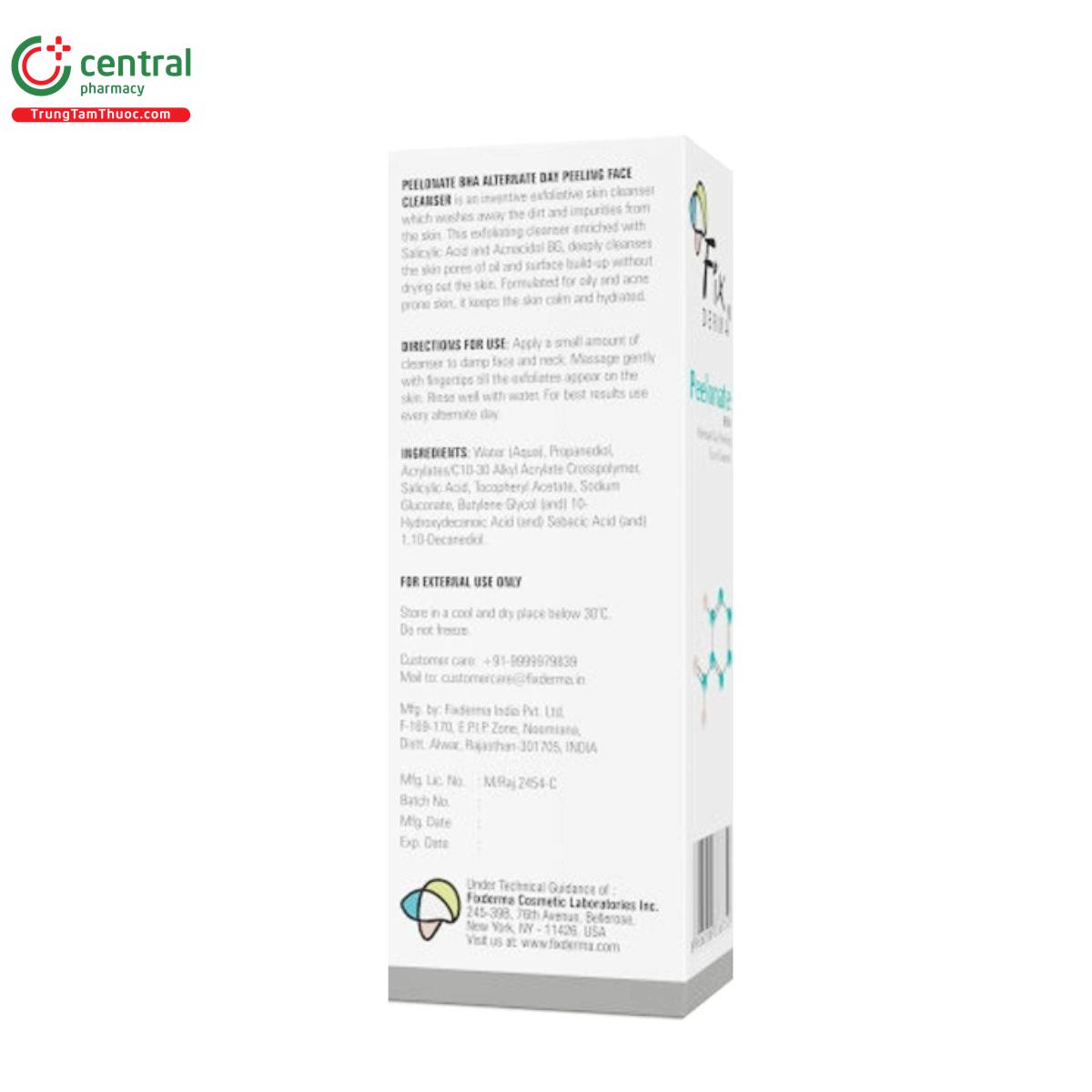 fixderma peelonate bha alternate day peeling face cleanser 6 G2180 fixderma peelonate bha alternate day peeling face cleanser 6 G2180