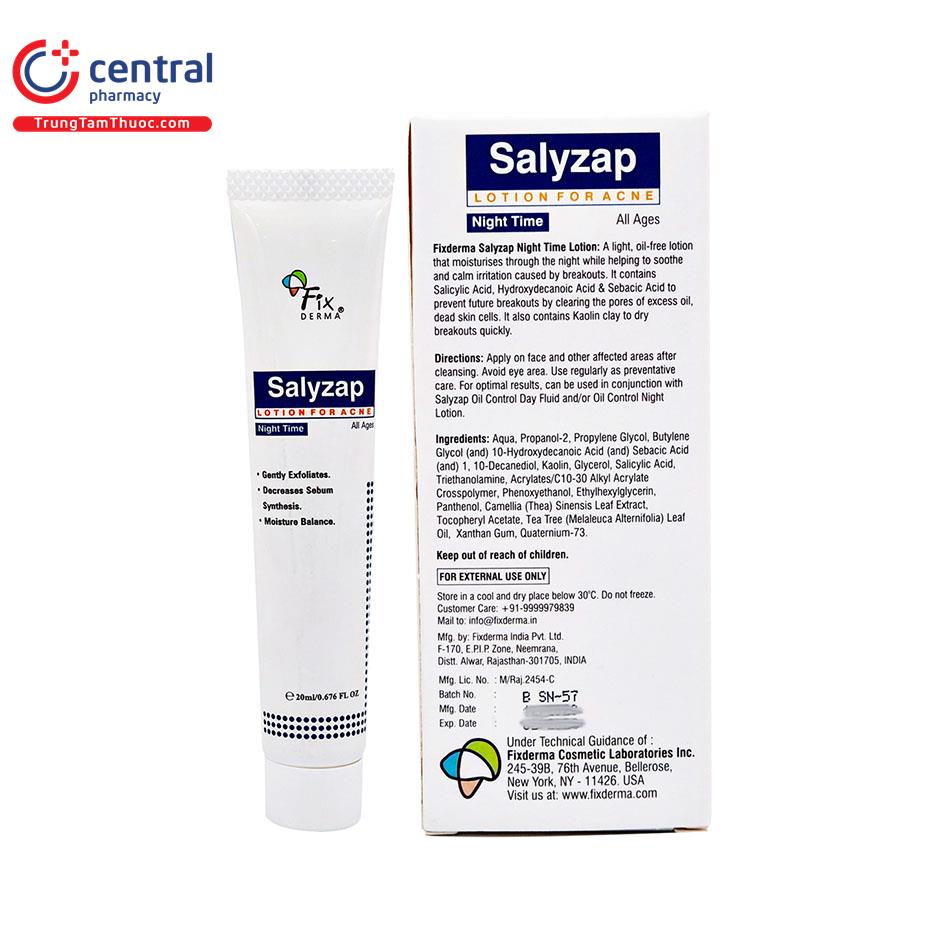 fixderma salyzap lotion for acne night time 2 A0574