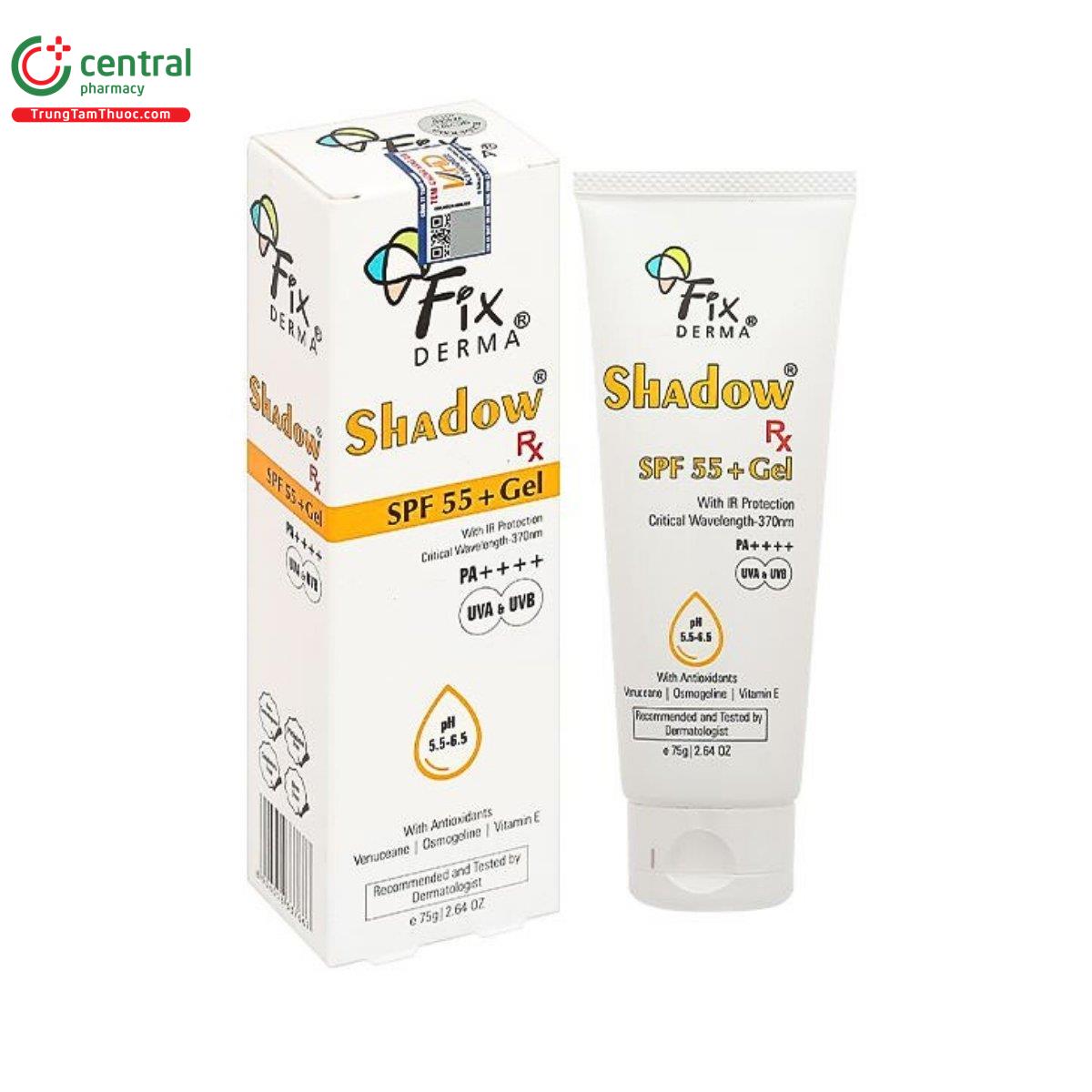 fixderma shadow spf 55 gel 1 Q6160