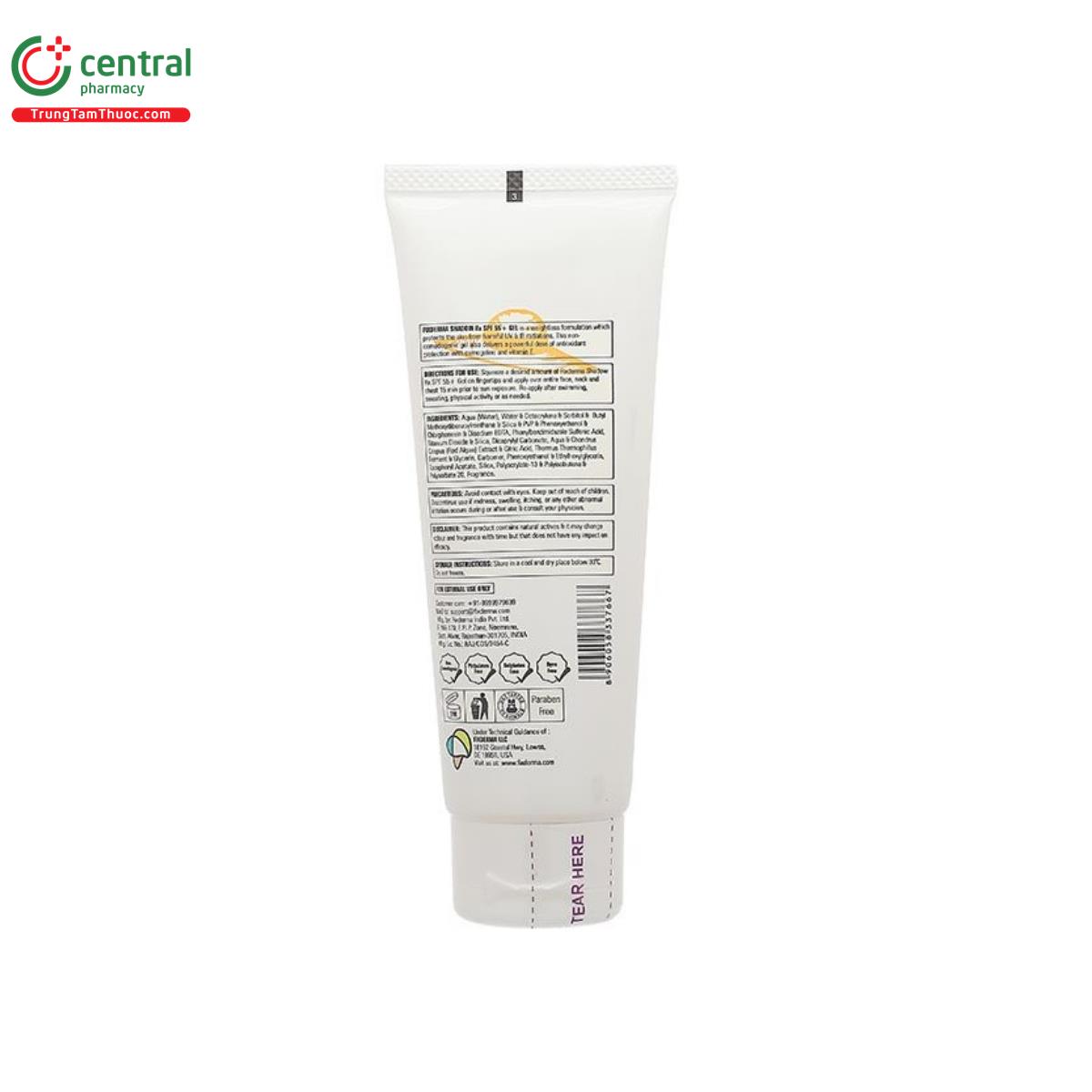 fixderma shadow spf 55 gel 10 O6314