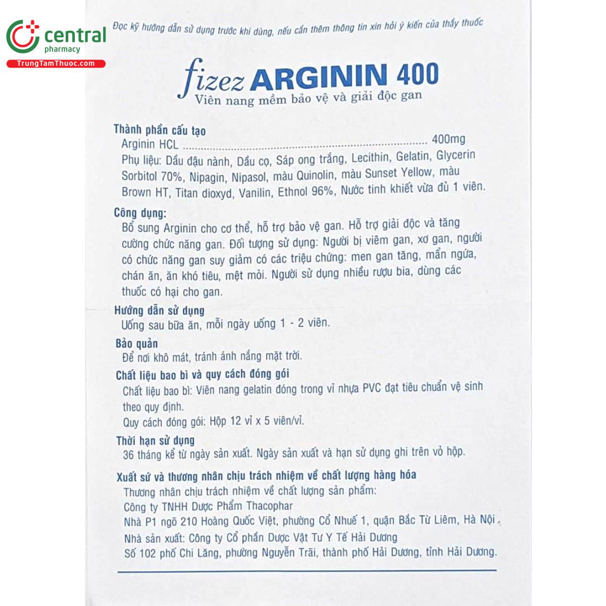 Fizez Arginin 400