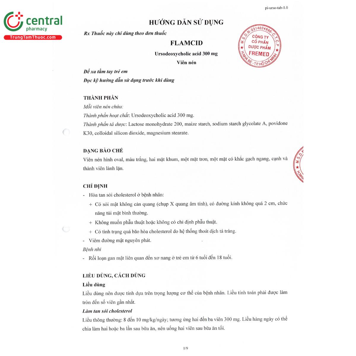 flamcid 300mg 4 R7317