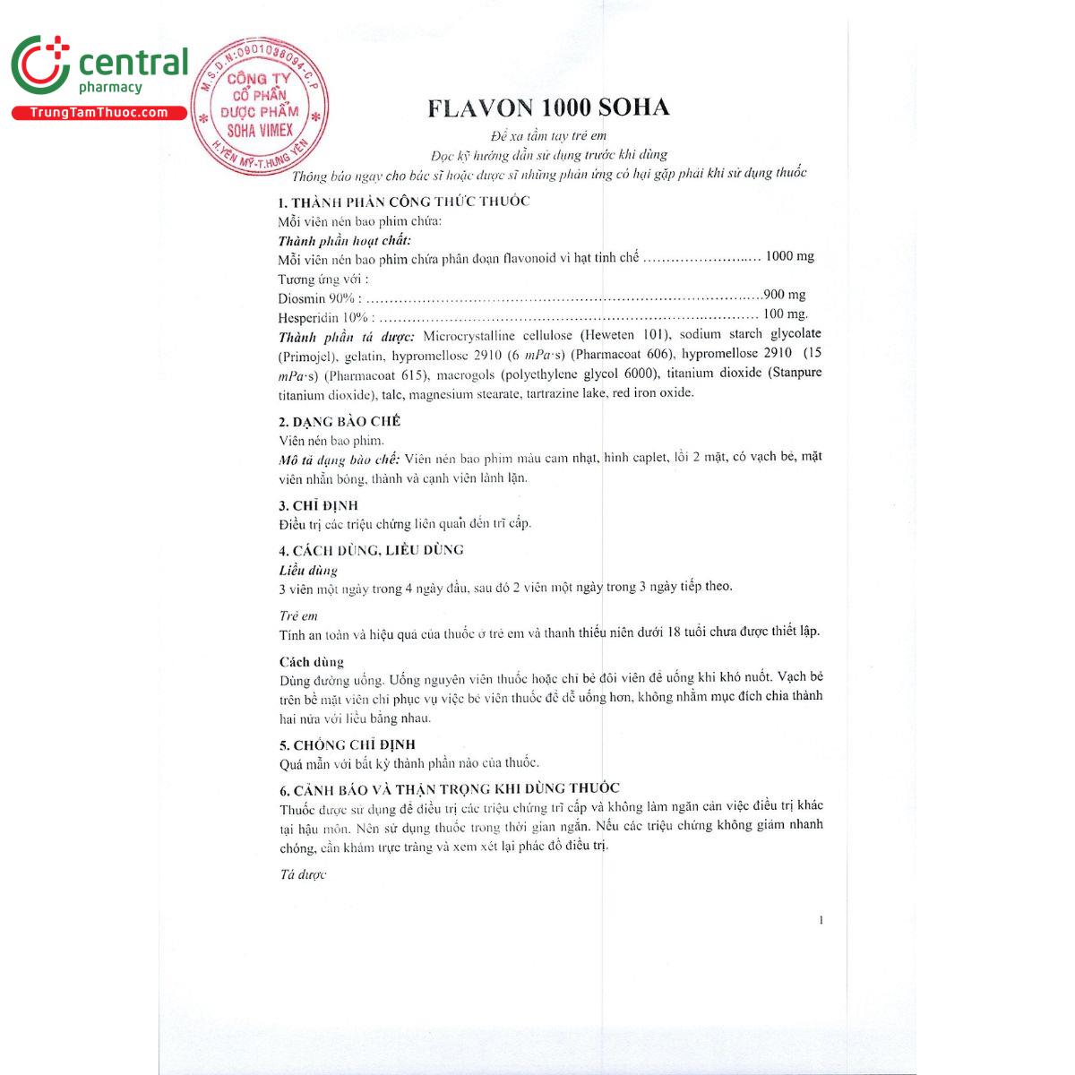 flavon 1000 soha 3 R7272