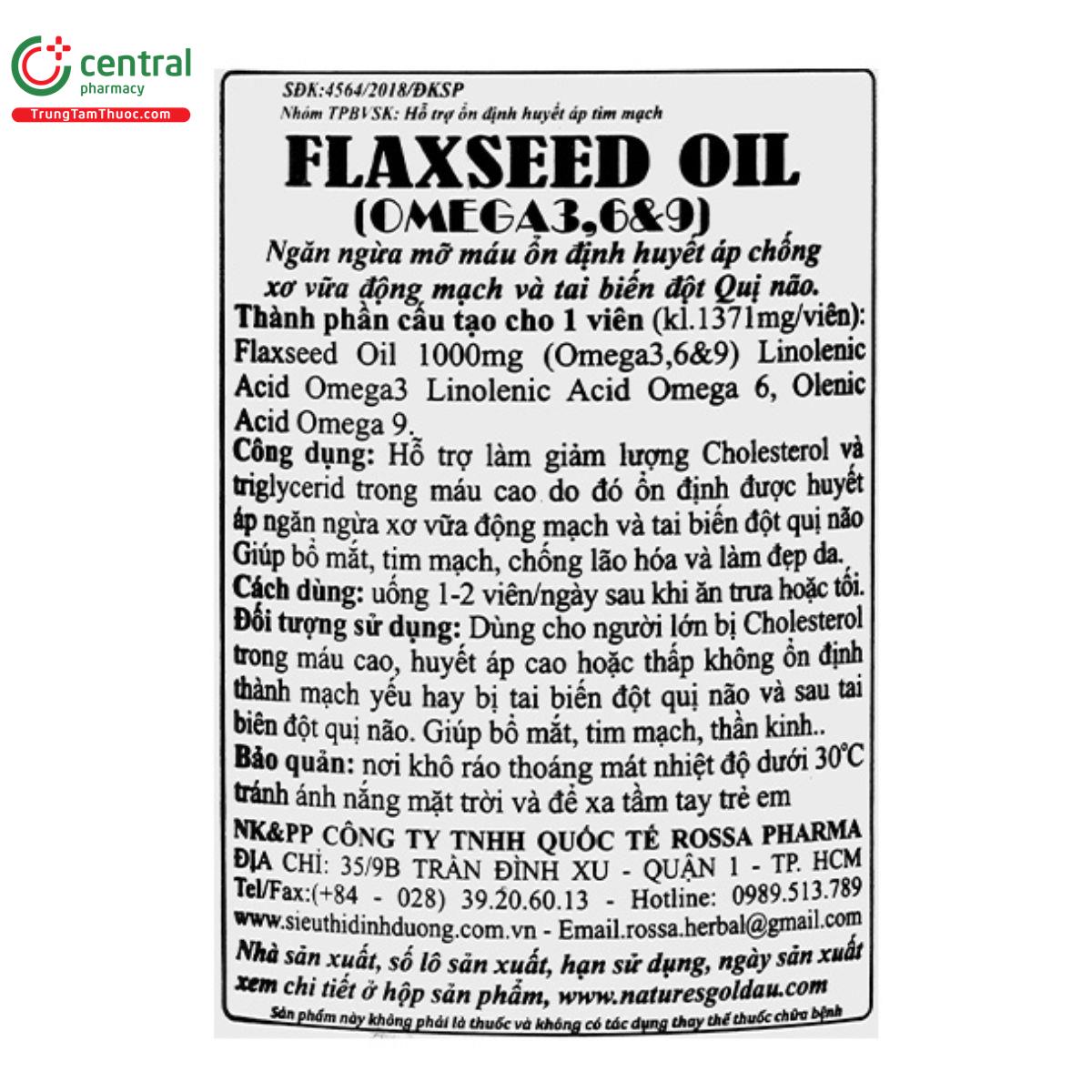 flaxseed oil 6 S7560