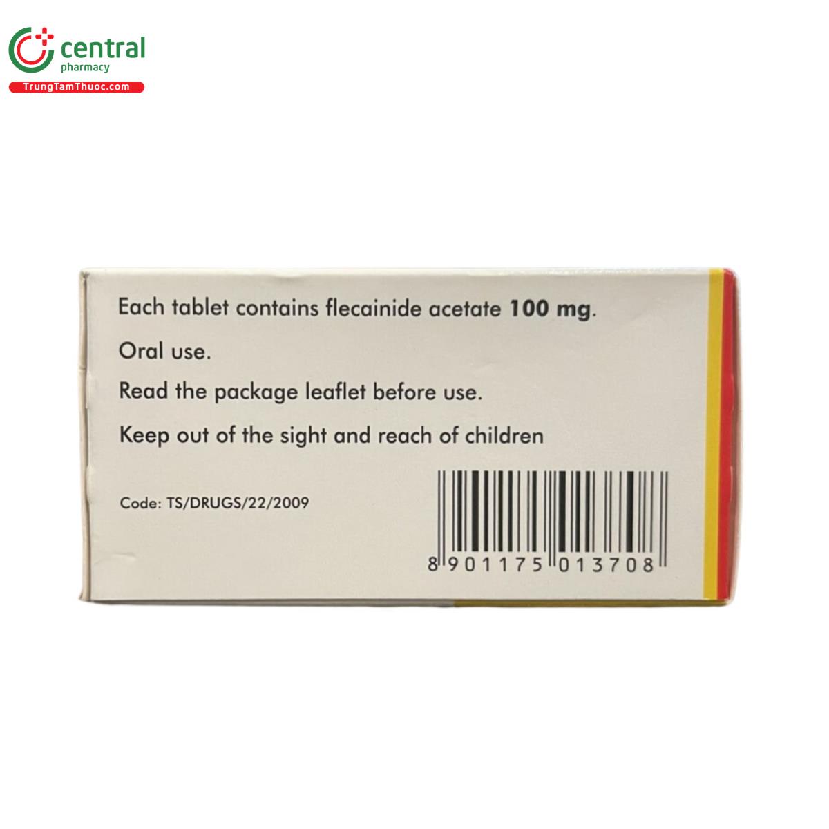 flecainide acetate 100mg 3 J3361