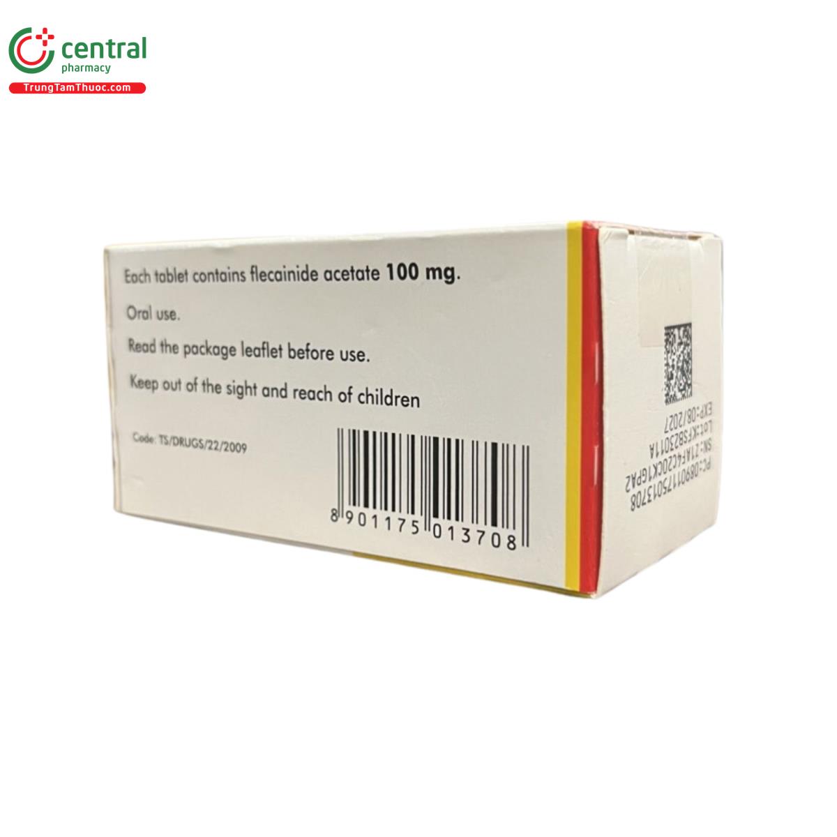 flecainide acetate 100mg 6 K4057