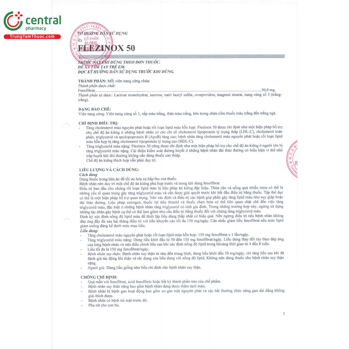 flezinox 50mg 4 R7557